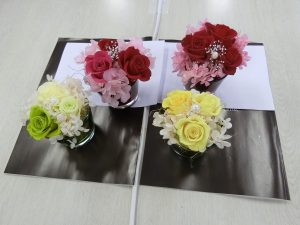 【体験教室】枯れない魔法のお花で作るアレンジメント　第2弾